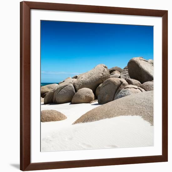 Awesome South Africa Collection Square - Boulders White Beach II-Philippe Hugonnard-Framed Photographic Print