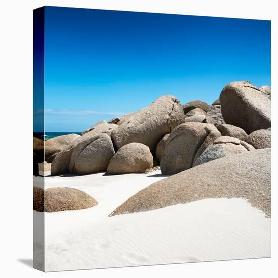 Awesome South Africa Collection Square - Boulders White Beach II-Philippe Hugonnard-Stretched Canvas