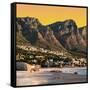 Awesome South Africa Collection Square - Camps Bay at Sunset II-Philippe Hugonnard-Framed Stretched Canvas