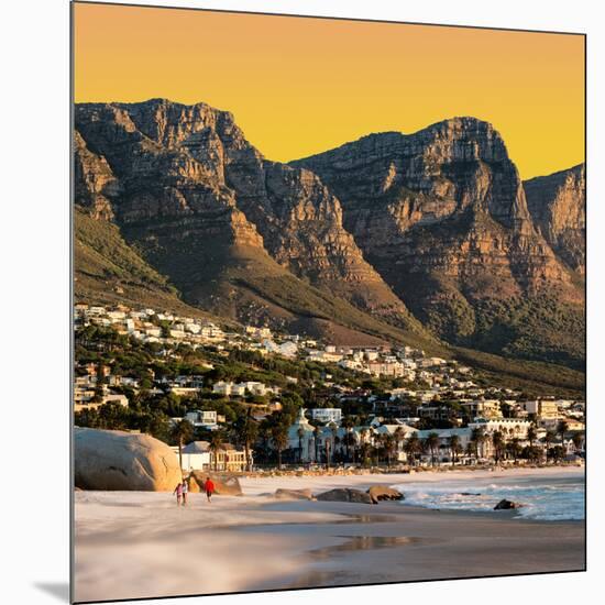 Awesome South Africa Collection Square - Camps Bay at Sunset II-Philippe Hugonnard-Mounted Photographic Print