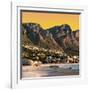 Awesome South Africa Collection Square - Camps Bay at Sunset II-Philippe Hugonnard-Framed Photographic Print