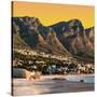 Awesome South Africa Collection Square - Camps Bay at Sunset II-Philippe Hugonnard-Stretched Canvas