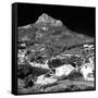 Awesome South Africa Collection Square - Camps Bay - Cape Town B&W II-Philippe Hugonnard-Framed Stretched Canvas