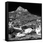 Awesome South Africa Collection Square - Camps Bay - Cape Town B&W II-Philippe Hugonnard-Framed Stretched Canvas