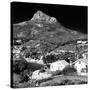 Awesome South Africa Collection Square - Camps Bay - Cape Town B&W II-Philippe Hugonnard-Stretched Canvas