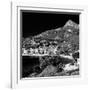 Awesome South Africa Collection Square - Camps Bay - Cape Town B&W-Philippe Hugonnard-Framed Photographic Print