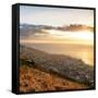 Awesome South Africa Collection Square - Cape Town at Sunset II-Philippe Hugonnard-Framed Stretched Canvas