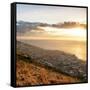 Awesome South Africa Collection Square - Cape Town at Sunset II-Philippe Hugonnard-Framed Stretched Canvas