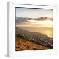 Awesome South Africa Collection Square - Cape Town at Sunset II-Philippe Hugonnard-Framed Photographic Print