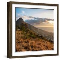 Awesome South Africa Collection Square - Cape Town at Sunset-Philippe Hugonnard-Framed Photographic Print