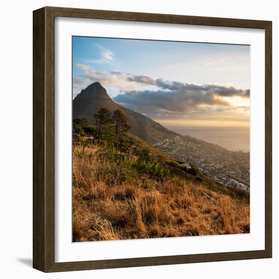 Awesome South Africa Collection Square - Cape Town at Sunset-Philippe Hugonnard-Framed Photographic Print