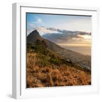 Awesome South Africa Collection Square - Cape Town at Sunset-Philippe Hugonnard-Framed Photographic Print