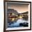 Awesome South Africa Collection Square - Cape Town Harbour and Table Mountain at Sunset-Philippe Hugonnard-Framed Photographic Print