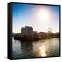 Awesome South Africa Collection Square - Cape Town Harbour at Sunset-Philippe Hugonnard-Framed Stretched Canvas