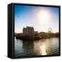 Awesome South Africa Collection Square - Cape Town Harbour at Sunset-Philippe Hugonnard-Framed Stretched Canvas