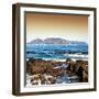 Awesome South Africa Collection Square - Cape Town seen from Robben Island-Philippe Hugonnard-Framed Photographic Print