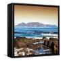 Awesome South Africa Collection Square - Cape Town seen from Robben Island-Philippe Hugonnard-Framed Stretched Canvas