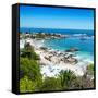 Awesome South Africa Collection Square - Clifton Beach - Camps Bay-Philippe Hugonnard-Framed Stretched Canvas
