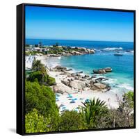 Awesome South Africa Collection Square - Clifton Beach - Camps Bay-Philippe Hugonnard-Framed Stretched Canvas