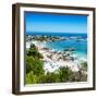 Awesome South Africa Collection Square - Clifton Beach - Camps Bay-Philippe Hugonnard-Framed Photographic Print