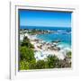 Awesome South Africa Collection Square - Clifton Beach - Camps Bay-Philippe Hugonnard-Framed Photographic Print