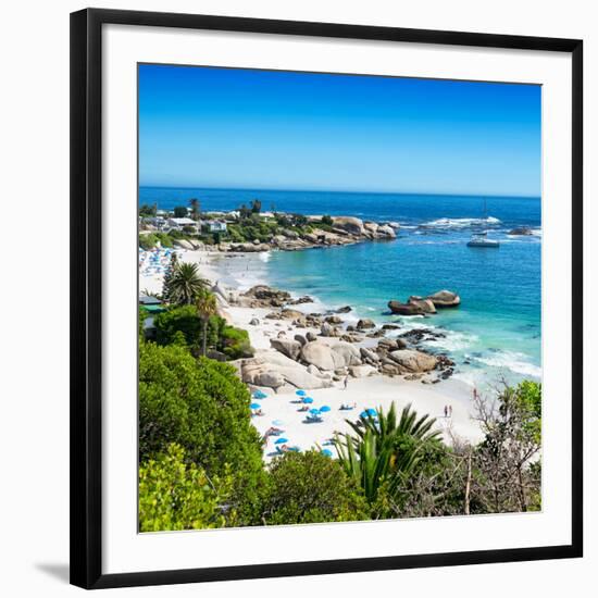 Awesome South Africa Collection Square - Clifton Beach - Camps Bay-Philippe Hugonnard-Framed Photographic Print