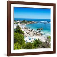Awesome South Africa Collection Square - Clifton Beach - Camps Bay-Philippe Hugonnard-Framed Photographic Print