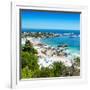 Awesome South Africa Collection Square - Clifton Beach - Camps Bay-Philippe Hugonnard-Framed Photographic Print