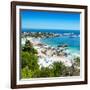 Awesome South Africa Collection Square - Clifton Beach - Camps Bay-Philippe Hugonnard-Framed Photographic Print