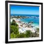 Awesome South Africa Collection Square - Clifton Beach - Camps Bay-Philippe Hugonnard-Framed Photographic Print