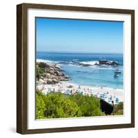 Awesome South Africa Collection Square - Clifton Beach Cape Town-Philippe Hugonnard-Framed Photographic Print