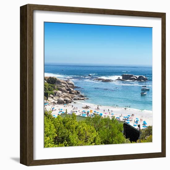 Awesome South Africa Collection Square - Clifton Beach Cape Town-Philippe Hugonnard-Framed Photographic Print