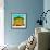 Awesome South Africa Collection Square - Close-Up Colorful Beach Hut - Lime & Orange-Philippe Hugonnard-Framed Photographic Print displayed on a wall