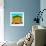 Awesome South Africa Collection Square - Close-Up Colorful Beach Hut - Lime & Orange-Philippe Hugonnard-Framed Photographic Print displayed on a wall