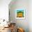 Awesome South Africa Collection Square - Close-Up Colorful Beach Hut - Lime & Orange-Philippe Hugonnard-Framed Photographic Print displayed on a wall