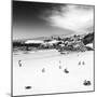 Awesome South Africa Collection Square - Colony of Penguins B&W-Philippe Hugonnard-Mounted Photographic Print