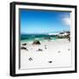 Awesome South Africa Collection Square - Colony of Penguins II-Philippe Hugonnard-Framed Photographic Print