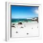 Awesome South Africa Collection Square - Colony of Penguins II-Philippe Hugonnard-Framed Photographic Print