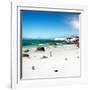 Awesome South Africa Collection Square - Colony of Penguins II-Philippe Hugonnard-Framed Photographic Print