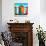 Awesome South Africa Collection Square - Colorful Beach Hut Cape Town - Orange & Teal-Philippe Hugonnard-Photographic Print displayed on a wall