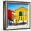 Awesome South Africa Collection Square - Colorful Beach Huts at Muizenberg - Cape Town II-Philippe Hugonnard-Framed Photographic Print