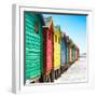 Awesome South Africa Collection Square - Colorful Beach Huts at Muizenberg - Cape Town IX-Philippe Hugonnard-Framed Photographic Print