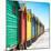 Awesome South Africa Collection Square - Colorful Beach Huts at Muizenberg - Cape Town IX-Philippe Hugonnard-Mounted Photographic Print