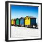 Awesome South Africa Collection Square - Colorful Beach Huts at Muizenberg - Cape Town VI-Philippe Hugonnard-Framed Photographic Print