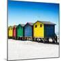 Awesome South Africa Collection Square - Colorful Beach Huts at Muizenberg - Cape Town VI-Philippe Hugonnard-Mounted Photographic Print
