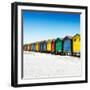 Awesome South Africa Collection Square - Colorful Beach Huts at Muizenberg - Cape Town VII-Philippe Hugonnard-Framed Photographic Print