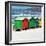 Awesome South Africa Collection Square - Colorful Beach Huts - Cape Town II-Philippe Hugonnard-Framed Photographic Print