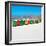 Awesome South Africa Collection Square - Colorful Beach Huts Cape Town-Philippe Hugonnard-Framed Photographic Print
