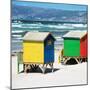 Awesome South Africa Collection Square - Colorful Beach Huts - Cape Town-Philippe Hugonnard-Mounted Photographic Print