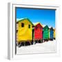 Awesome South Africa Collection Square - Colorful Beach Huts on Muizenberg - Cape Town-Philippe Hugonnard-Framed Photographic Print